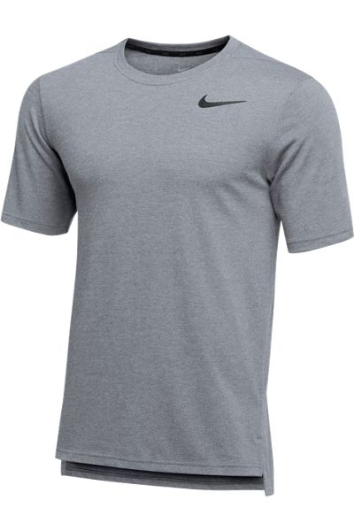MEN'S NIKE HYPER DRY SHORT SLEEVE BREATHE TOP Product End Date 1/01/21 | Midway Sports.