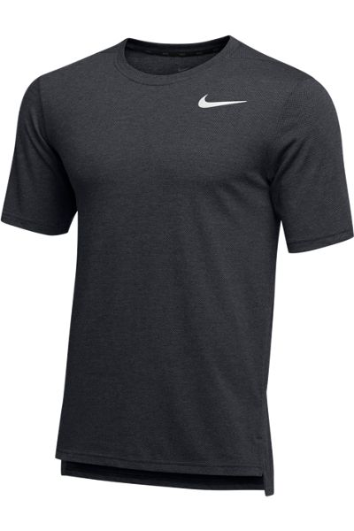 MEN'S NIKE HYPER DRY SHORT SLEEVE BREATHE TOP Product End Date 1/01/21 | Midway Sports.