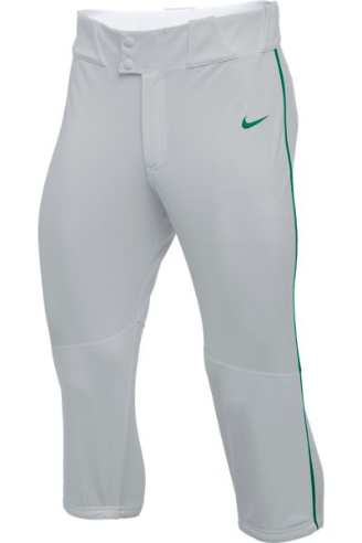 Nike baseball knickers with top piping