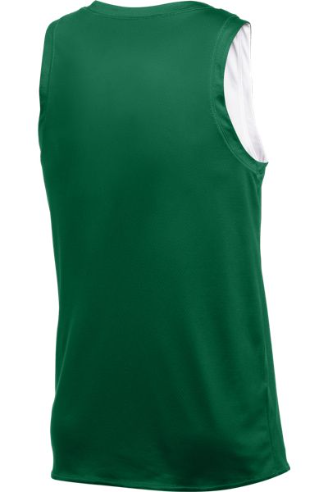 Nike Team Practice Jersey - Basketball Men's White/Dark Green Used S
