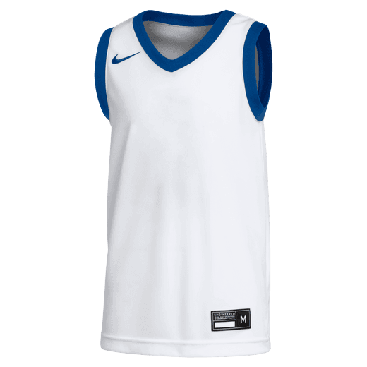 Boys Nike Basketball Mesh Sleeveless Hoodie Jersey Red White Blue CJ8282 657