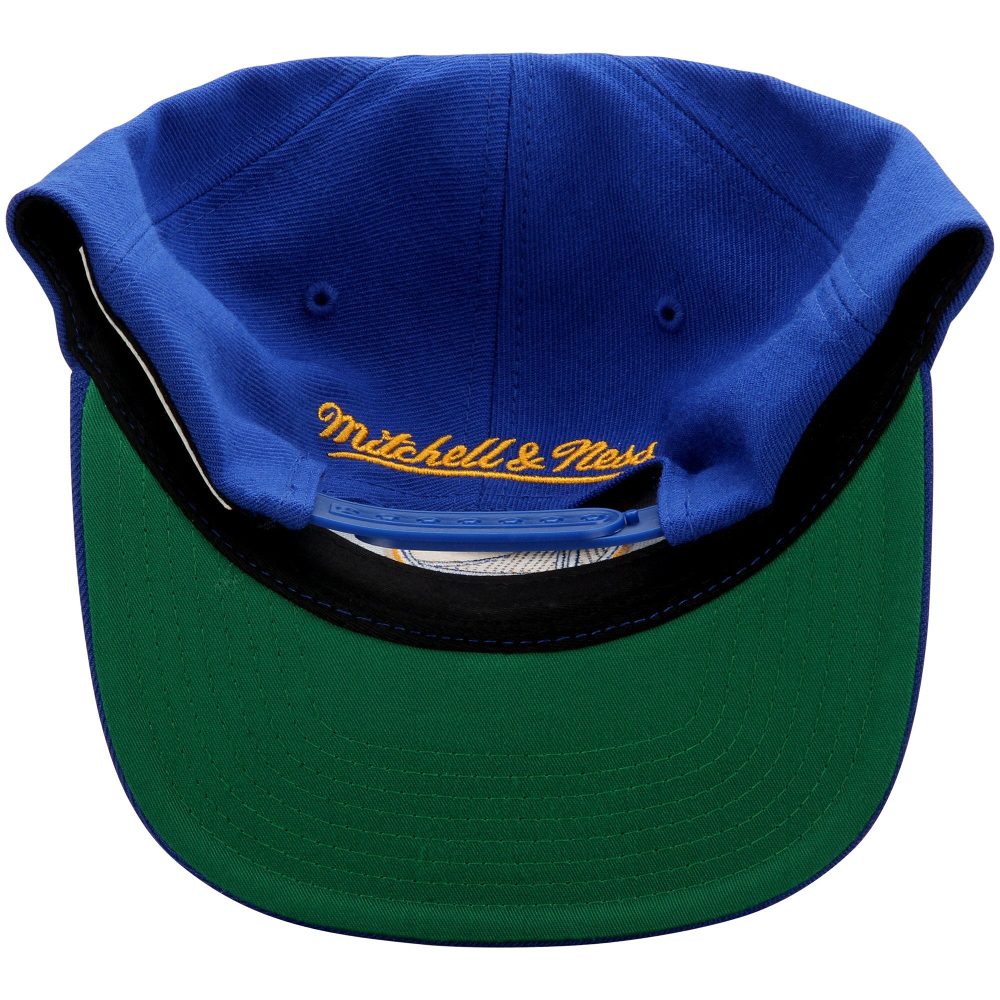 Golden State Warriors Mitchell & Ness Current Logo Wool Solid Snapback Adjustable Hat | Midway Sports.